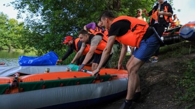 Фото Сплав на байдарках по Истре